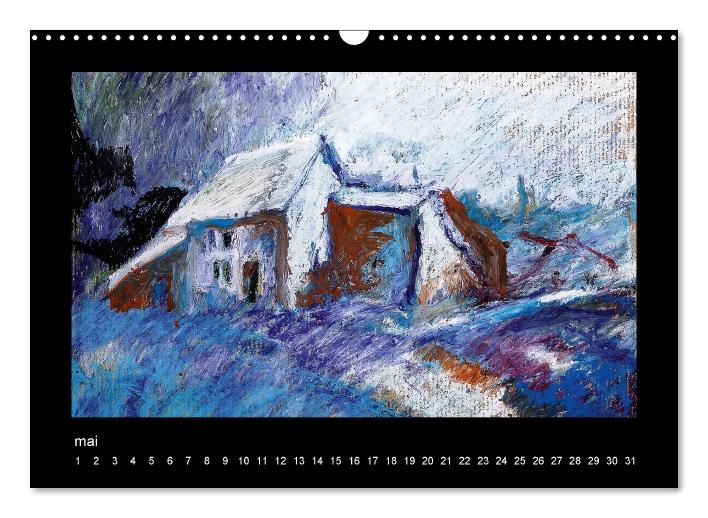 Crayons gras et Huiles de Topaze (Calendrier mural Calendrier perpétuel DIN A3 horizontal) (CALVENDO Calendrier mensuel 2016)