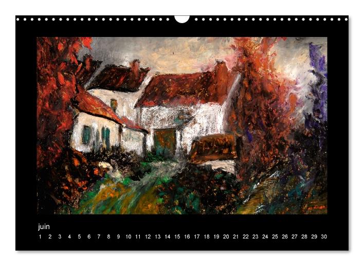 Crayons gras et Huiles de Topaze (Calendrier mural Calendrier perpétuel DIN A3 horizontal) (CALVENDO Calendrier mensuel 2016)