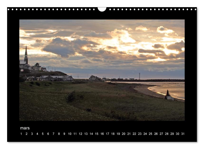 De l'aube au crépuscule  le fleuve Saint-Laurent (Calendrier mural Calendrier perpétuel DIN A3 horizontal) (CALVENDO Calendrier mensuel 2017)