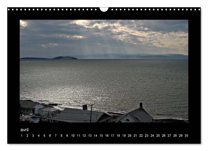 De l'aube au crépuscule  le fleuve Saint-Laurent (Calendrier mural Calendrier perpétuel DIN A3 horizontal) (CALVENDO Calendrier mensuel 2017)