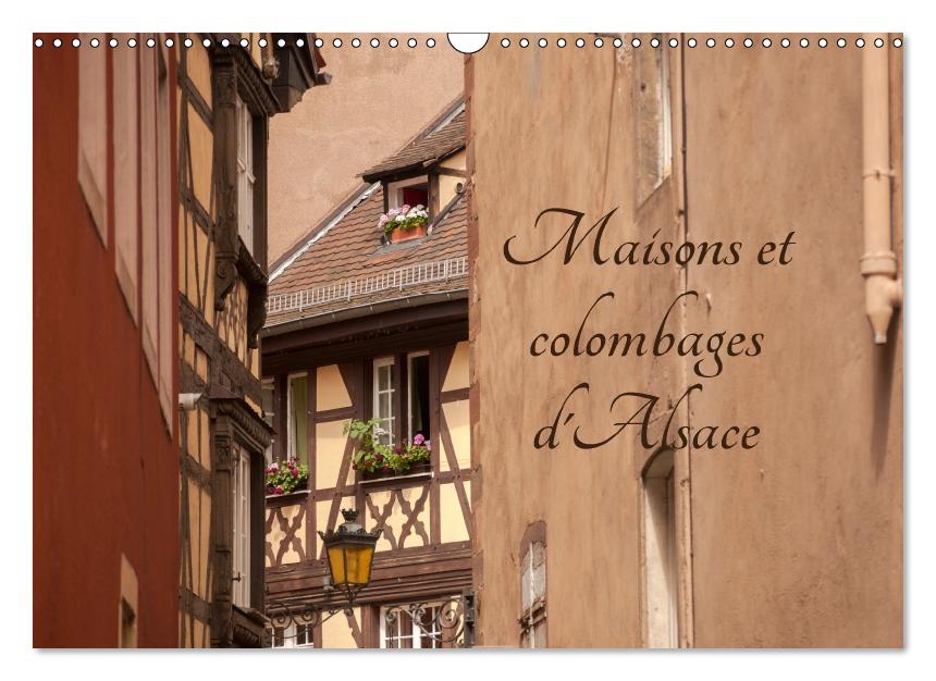 Maisons et colombages d'Alsace (Calendrier mural Calendrier perpétuel DIN A3 horizontal) (CALVENDO Calendrier mensuel 2017)