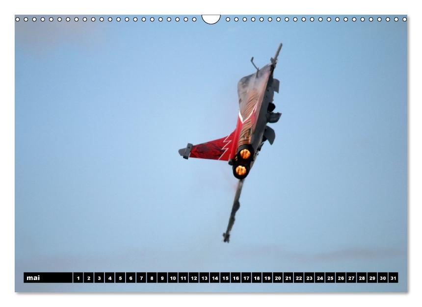 Le Rafale aux 100 ans du Bourget (Calendrier mural Calendrier perpétuel DIN A3 horizontal) (CALVENDO Calendrier mensuel 2017)