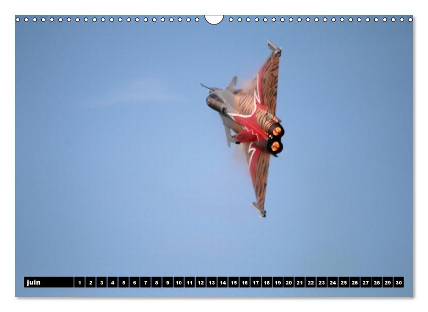 Le Rafale aux 100 ans du Bourget (Calendrier mural Calendrier perpétuel DIN A3 horizontal) (CALVENDO Calendrier mensuel 2017)