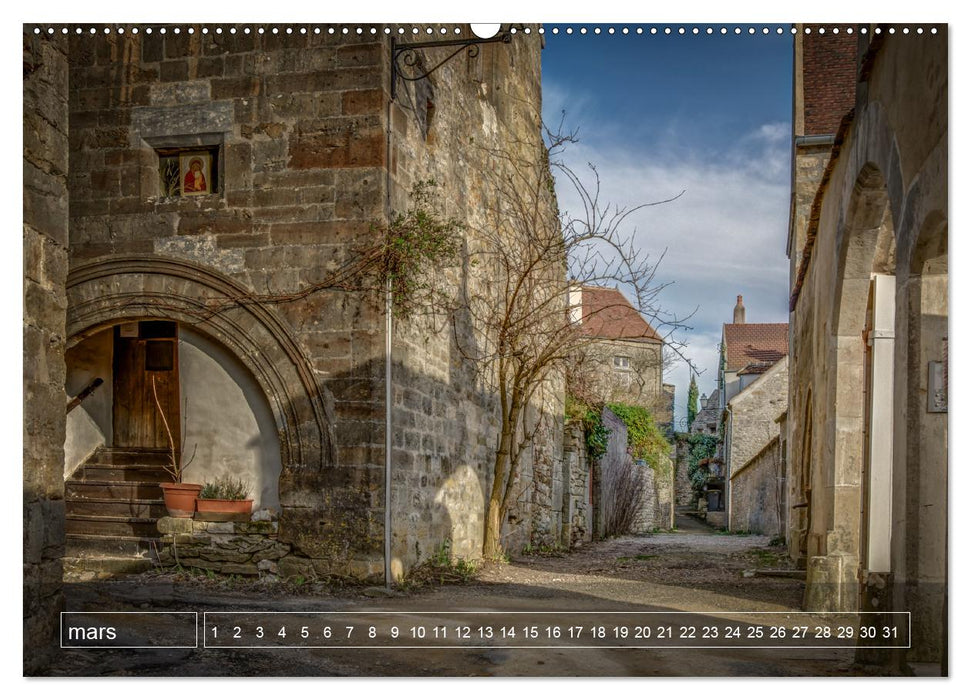 Vézelay mystérieux (Calendrier supérieur Calendrier perpétuel DIN A2 horizontal) (CALVENDO Calendrier supérieur 2016)