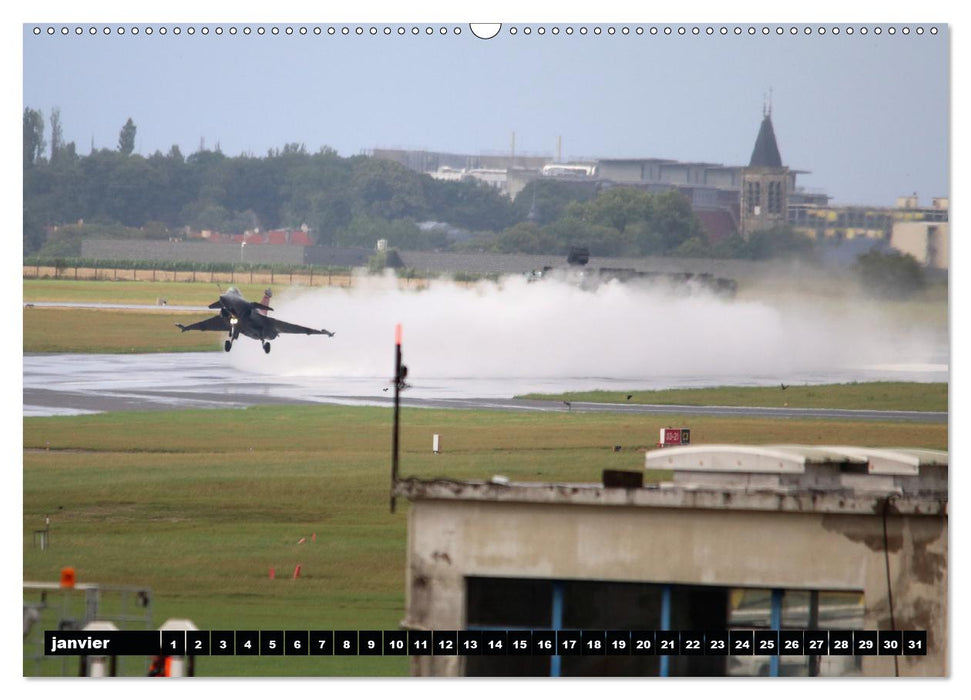 Le Rafale aux 100 ans du Bourget (Calendrier supérieur Calendrier perpétuel DIN A2 horizontal) (CALVENDO Calendrier supérieur 2017)