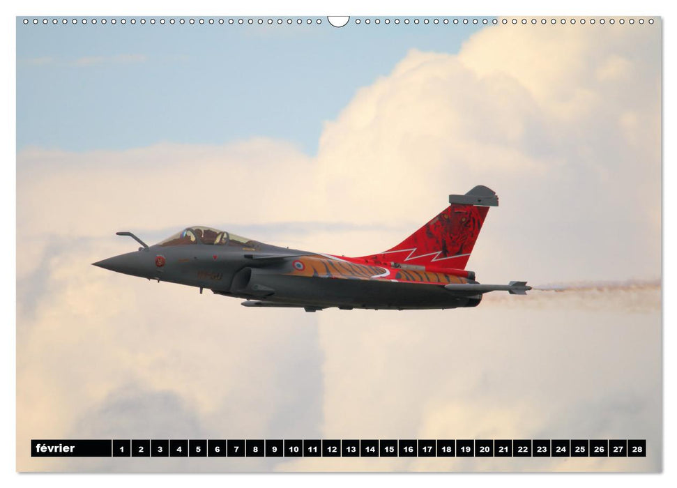 Le Rafale aux 100 ans du Bourget (Calendrier supérieur Calendrier perpétuel DIN A2 horizontal) (CALVENDO Calendrier supérieur 2017)