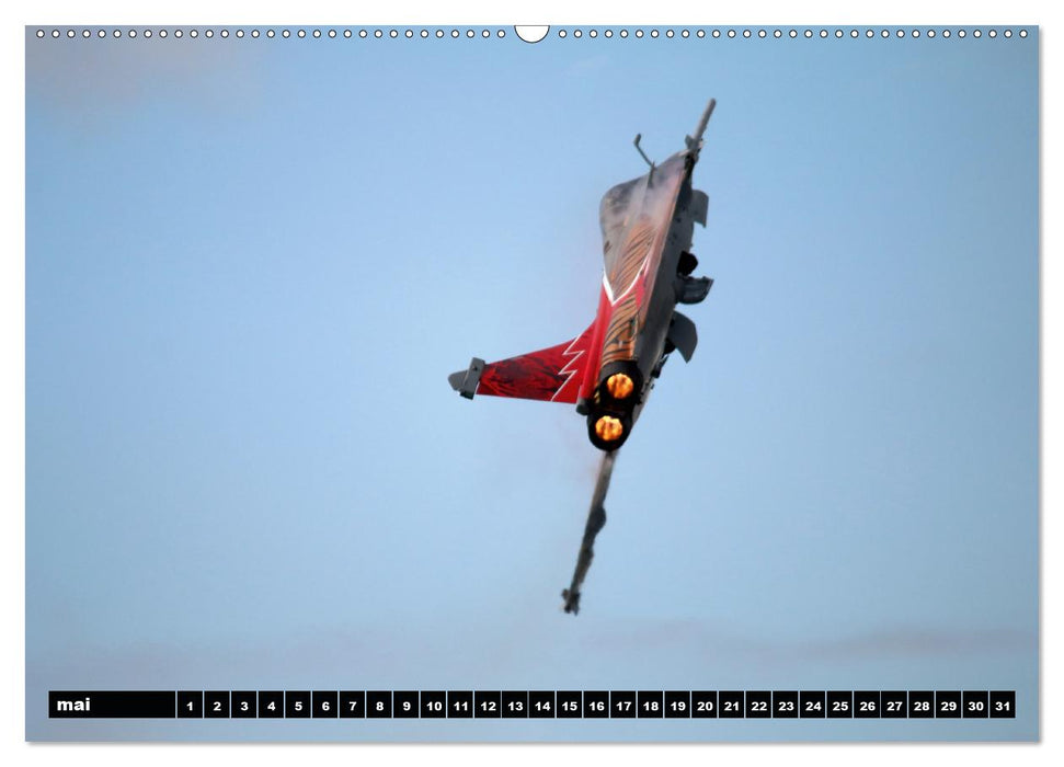 Le Rafale aux 100 ans du Bourget (Calendrier supérieur Calendrier perpétuel DIN A2 horizontal) (CALVENDO Calendrier supérieur 2017)