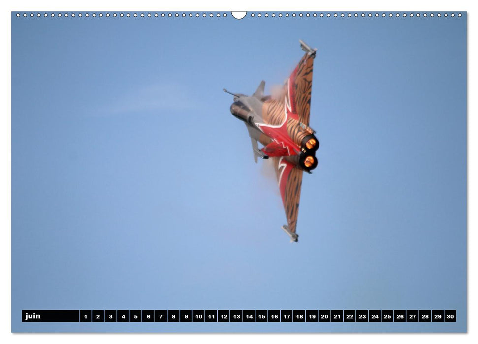 Le Rafale aux 100 ans du Bourget (Calendrier supérieur Calendrier perpétuel DIN A2 horizontal) (CALVENDO Calendrier supérieur 2017)