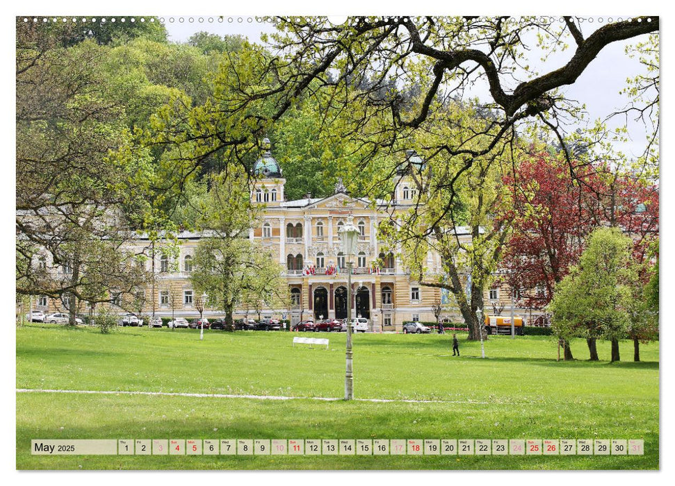 Famous Spas in the Czech Republic (CALVENDO Monthly Calendar 2025)