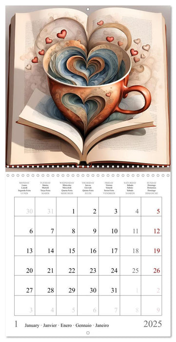 Enchanting mugs (CALVENDO Monthly Calendar 2025)