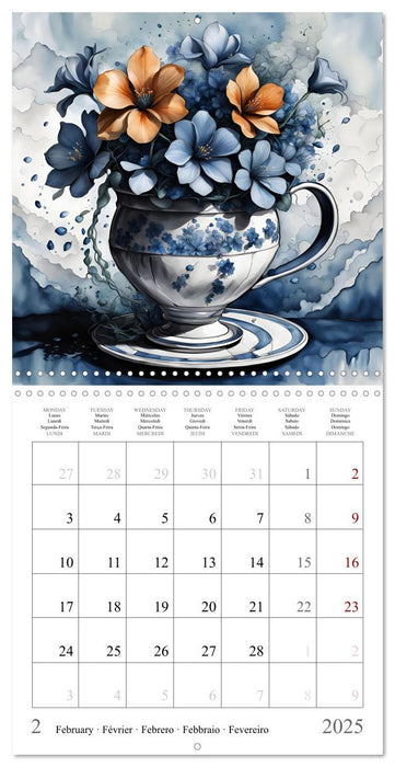 Enchanting mugs (CALVENDO Monthly Calendar 2025)