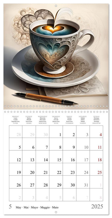 Enchanting mugs (CALVENDO Monthly Calendar 2025)