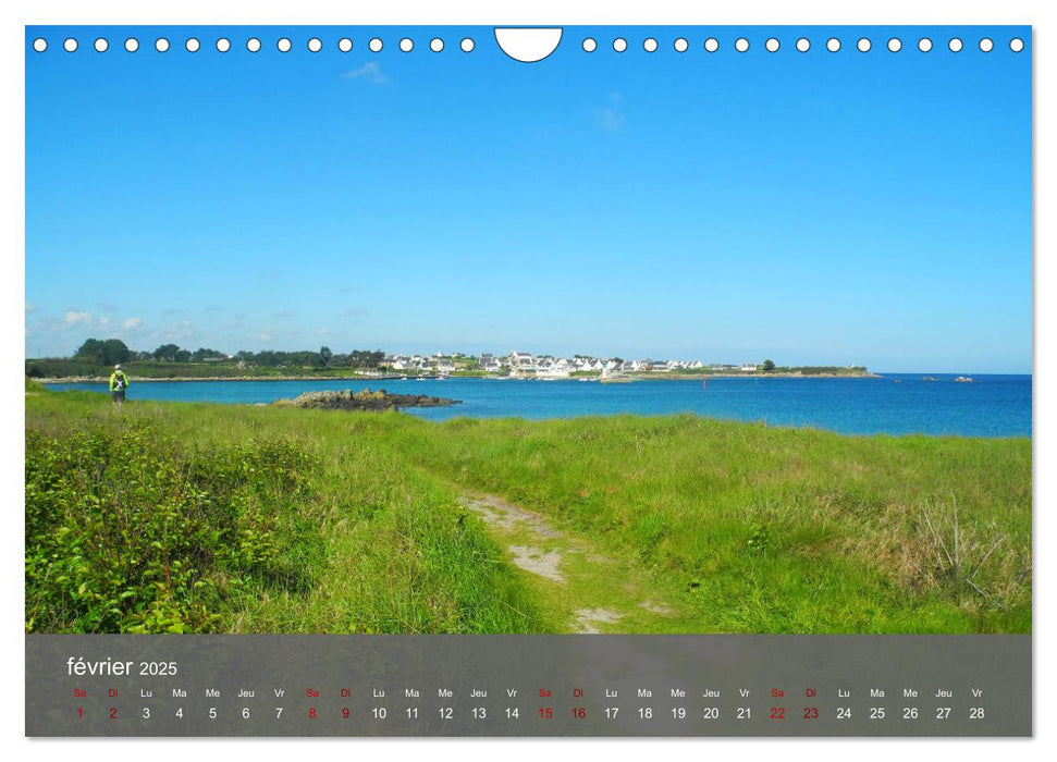 LE SENTIER DES DOUANIERS. Parcourir ce joyau breton. (CALVENDO Calendrier mensuel 2025)