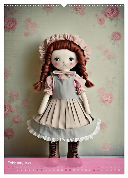 Romantic Dolls (CALVENDO Monthly Calendar 2025)