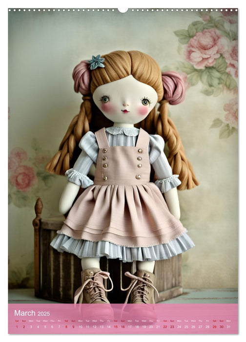 Romantic Dolls (CALVENDO Monthly Calendar 2025)