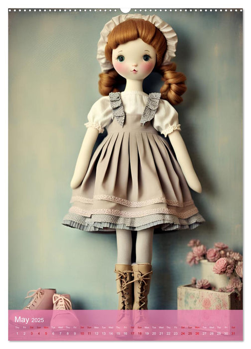 Romantic Dolls (CALVENDO Monthly Calendar 2025)