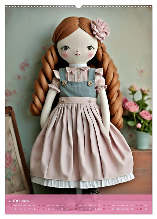 Romantic Dolls (CALVENDO Monthly Calendar 2025)