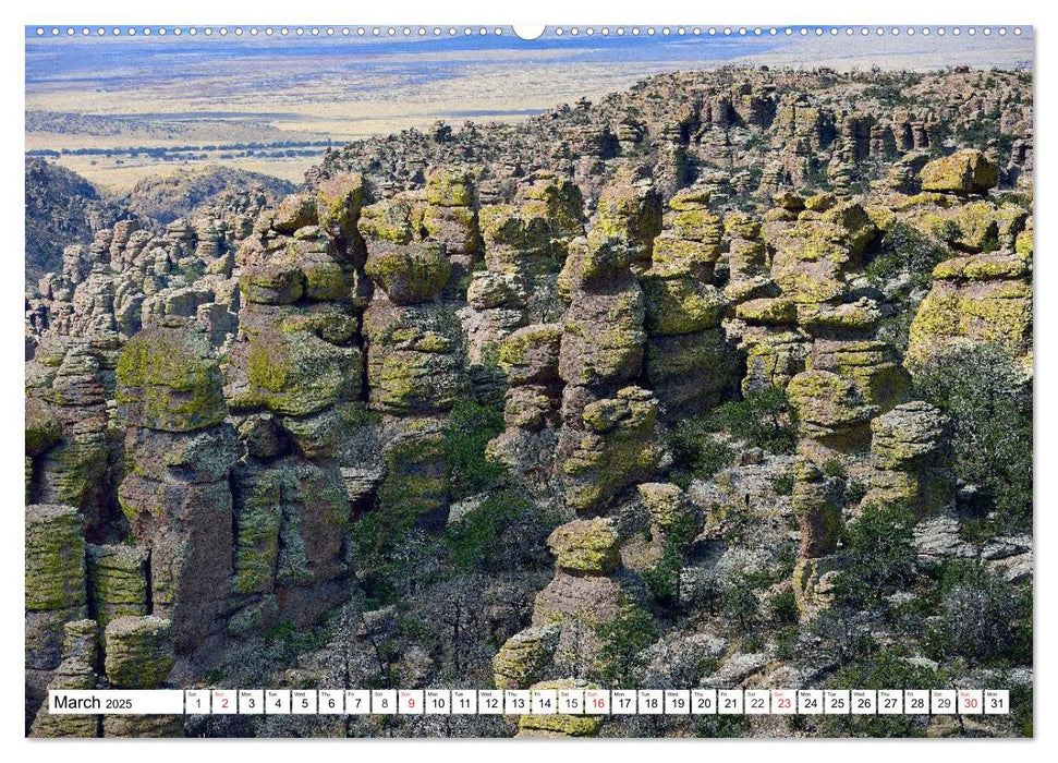 Spectacular Rock Formations in the Western US (CALVENDO Monthly Calendar 2025)