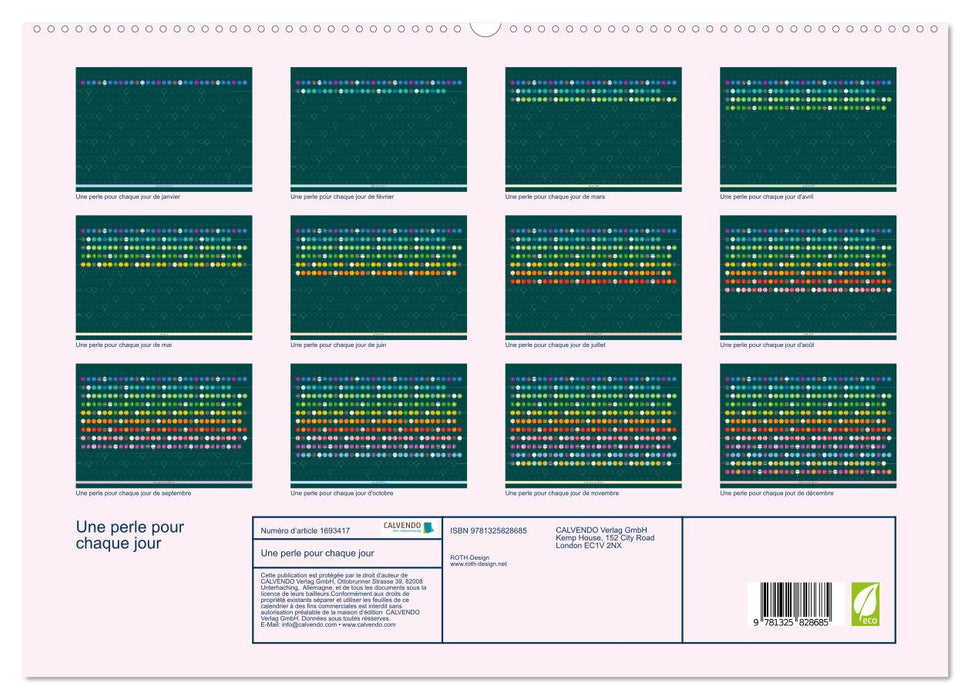 Une perle pour chaque jour (CALVENDO Calendrier supérieur 2025)