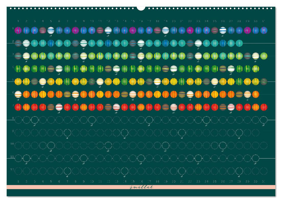 Une perle pour chaque jour (CALVENDO Calendrier supérieur 2025)