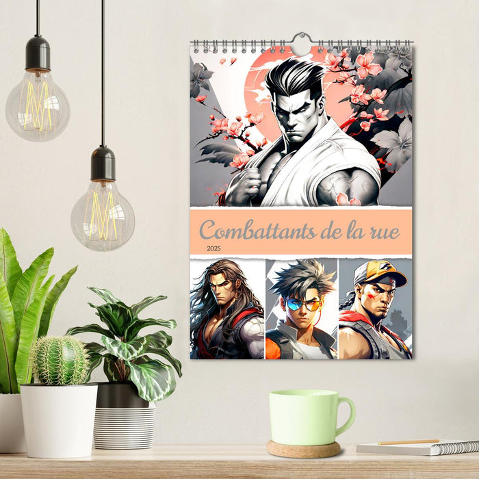 Combattants de la rue (CALVENDO Calendrier mensuel 2025)