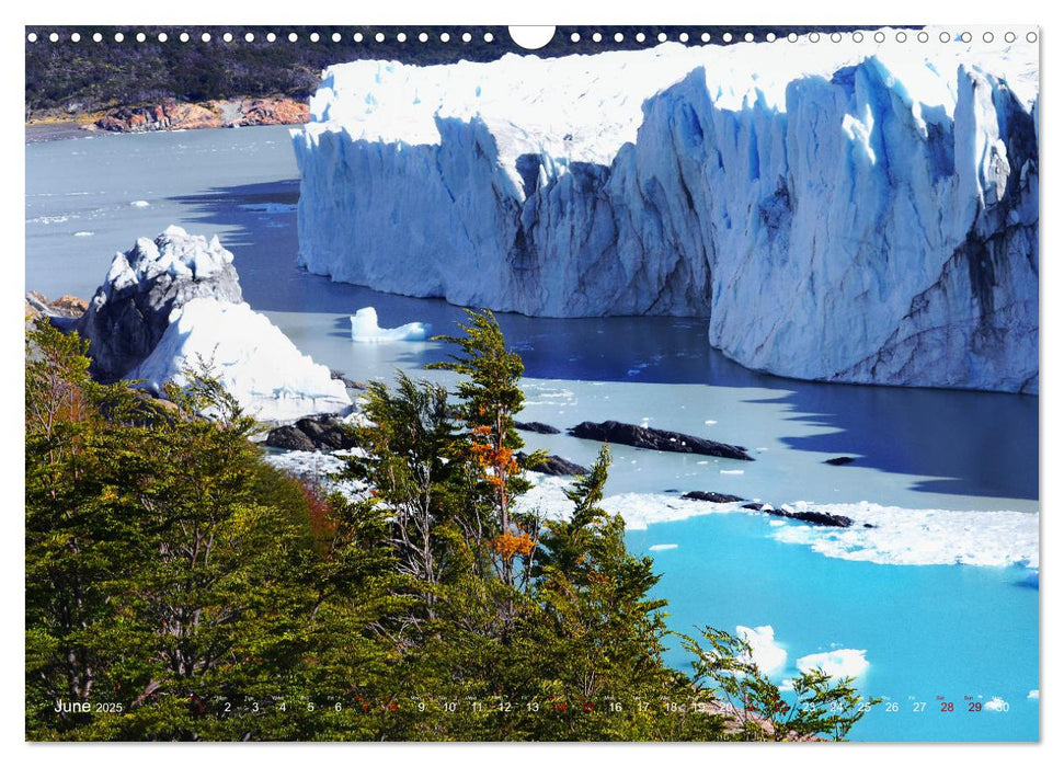 Patagonia, Argentina and Chile National Parks (CALVENDO Monthly Calendar 2025)