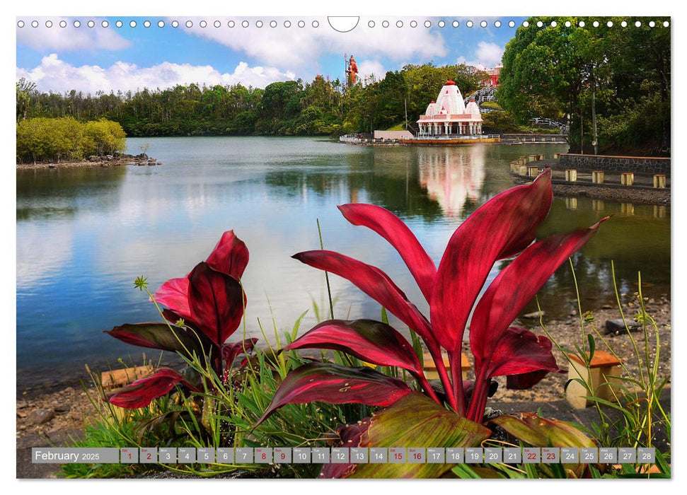 Mauritius A Tropical Paradise in The Indian Ocean (CALVENDO Monthly Calendar 2025)