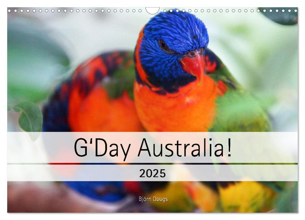 GDay Australia 2025 (CALVENDO Monthly Calendar 2025)