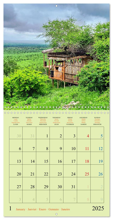 Discover Soroi Lions Bluff Lodge - Kenya (CALVENDO Monthly Calendar 2025)