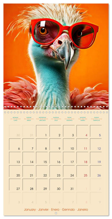 I see you - Animals with glasses (CALVENDO Monthly Calendar 2025)