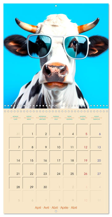 I see you - Animals with glasses (CALVENDO Monthly Calendar 2025)