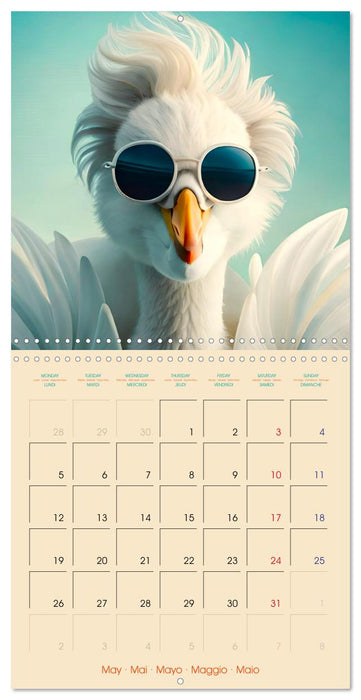 I see you - Animals with glasses (CALVENDO Monthly Calendar 2025)