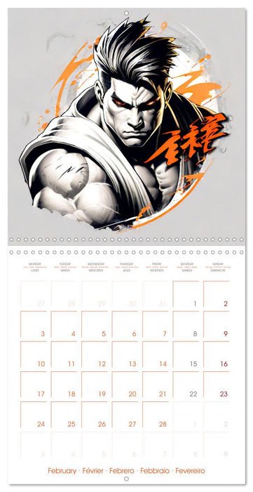 Streetfighters (CALVENDO Monthly Calendar 2025)