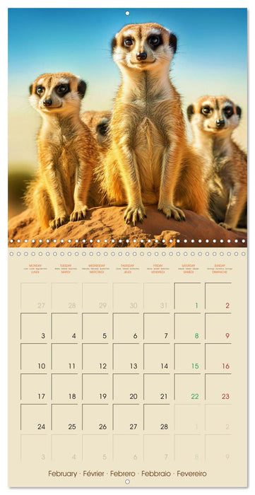 Let's go on Safari - Animal babies in Africa (CALVENDO Monthly Calendar 2025)