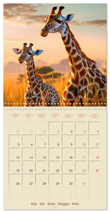 Let's go on Safari - Animal babies in Africa (CALVENDO Monthly Calendar 2025)