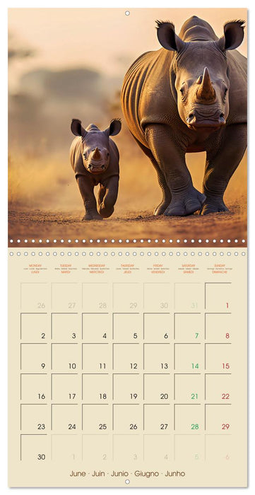 Let's go on Safari - Animal babies in Africa (CALVENDO Monthly Calendar 2025)