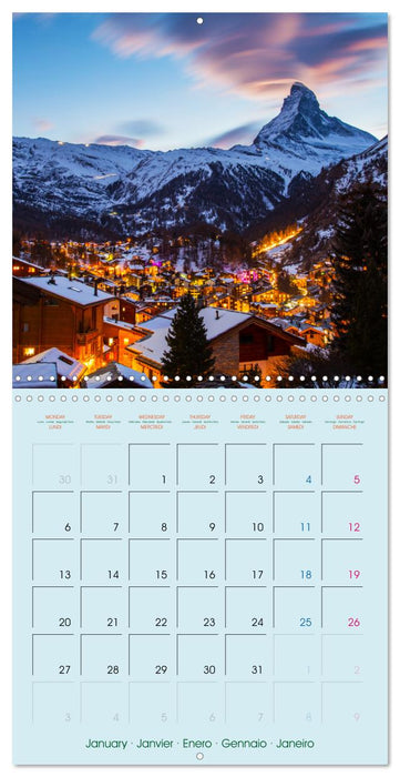 Discover Zermatt - Matterhorn - Switzerland (CALVENDO Monthly Calendar 2025)