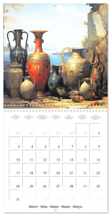 Scenes of Ancient Greece (CALVENDO Monthly Calendar 2025)