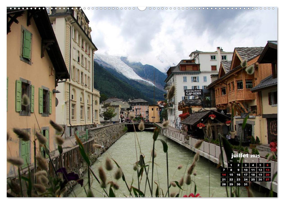 Les paysages de montagne Haute-Savoie (CALVENDO Calendrier supérieur 2025)