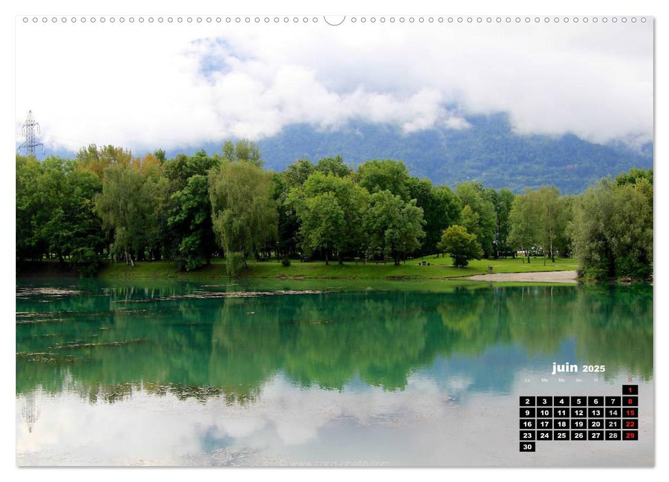 Les paysages de montagne Haute-Savoie (CALVENDO Calendrier mensuel 2025)