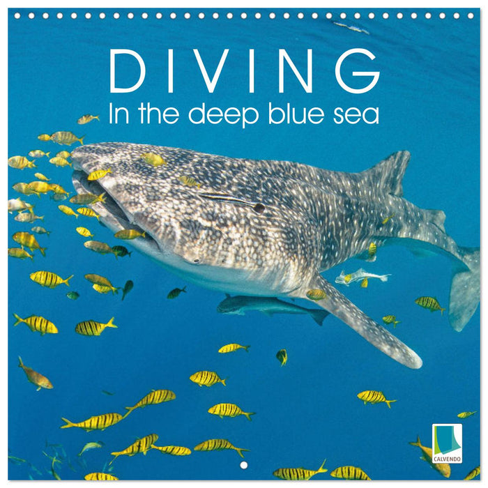 Diving in the deep blue sea (CALVENDO Monthly Calendar 2025)