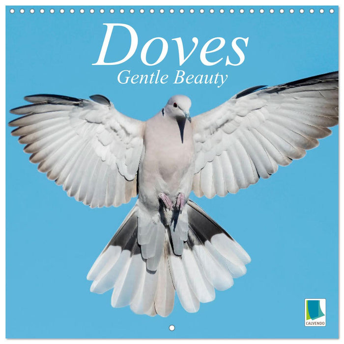 Doves: Gentle Beauty (CALVENDO Monthly Calendar 2025)