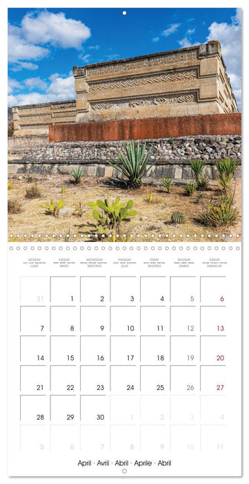 Lost Worlds: Ancient cultures of Central and South America (CALVENDO Monthly Calendar 2025)