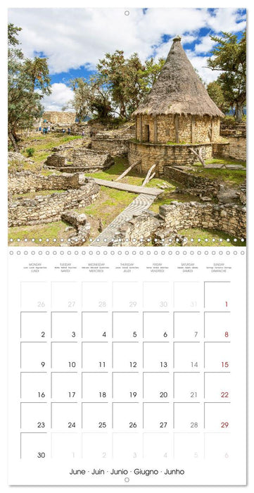 Lost Worlds: Ancient cultures of Central and South America (CALVENDO Monthly Calendar 2025)