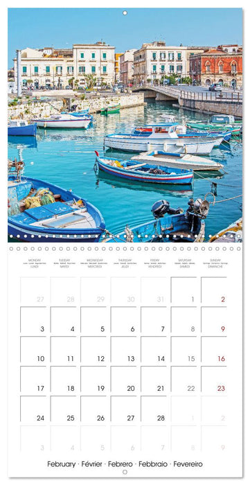 Beautiful Sicily (CALVENDO Monthly Calendar 2025)