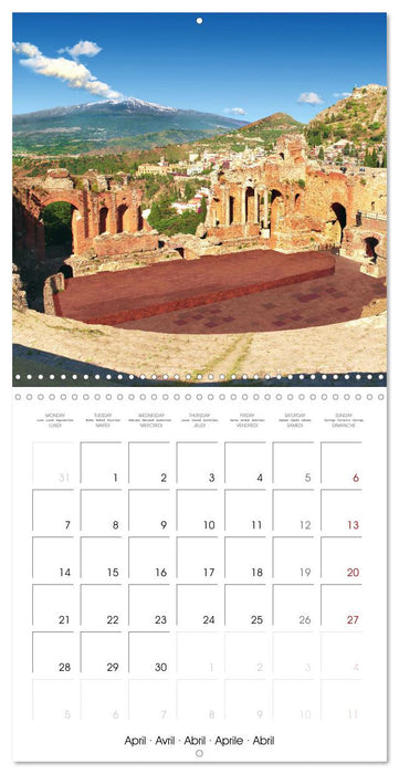 Beautiful Sicily (CALVENDO Monthly Calendar 2025)