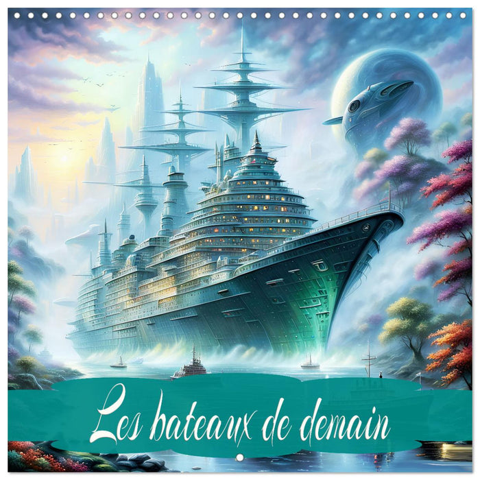 Les bateaux de demain (CALVENDO Calendrier mensuel 2025)