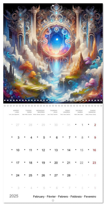 Portails mystiques (CALVENDO Calendrier mensuel 2025)