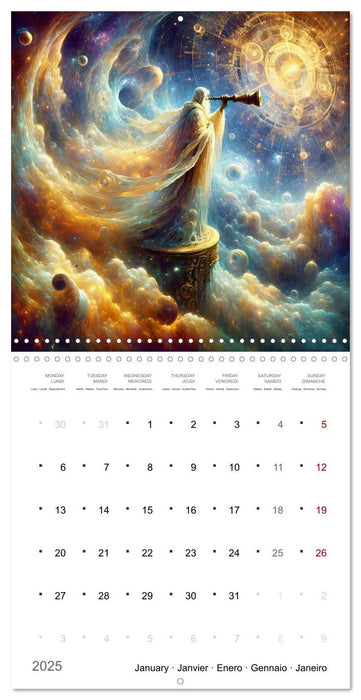 Jeux d'ombre de l'Humanité (CALVENDO Calendrier mensuel 2025)