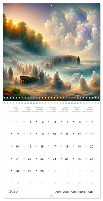 Jeux d'ombre de l'Humanité (CALVENDO Calendrier mensuel 2025)